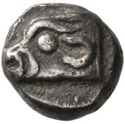 Trihemiobol obverse image