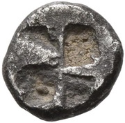 Trihemiobol, Greece (ancient), 550 BC - 500 BC reverse image