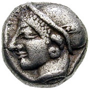 Trihemiobol obverse image