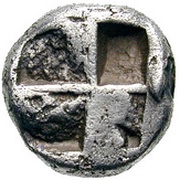 Trihemiobol, Greece (ancient), 521 BC - 478 BC reverse image