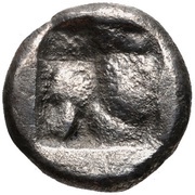 Drachm, Greece (ancient), 500 BC reverse image