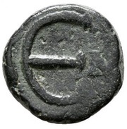 5 Nummi - Justinian I Nicomedia; Type Є N, Byzantine states, 527-565 reverse image
