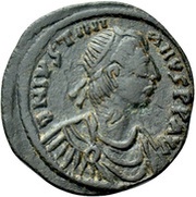 5 Nummi - Justinian I Cyzicus obverse image