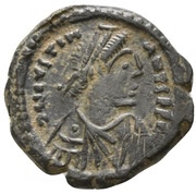 5 Nummi - Justinian I Antioch; ✶ obverse image