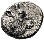 Trihemiobol obverse image