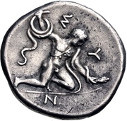 Tridrachm, Greece (ancient), 404 BC - 394 BC reverse image