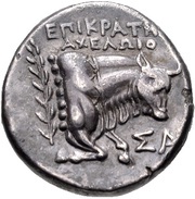 Tetradrachm - Epikrates, Greece (ancient), 408 BC - 366 BC reverse image
