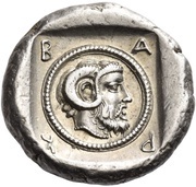 Tetradrachm, Greece (ancient), 465 BC reverse image