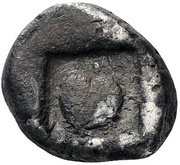 Drachm, Greece (ancient), 500 BC - 480 BC reverse image