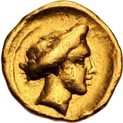 ⅒ Stater - Kydis, Greece (ancient), 331 BC - 322 BC reverse image
