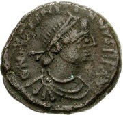 6 Nummi - Justinian I Alexandria obverse image