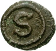 6 Nummi - Justinian I Alexandria, Byzantine states, 527-565 reverse image