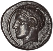 Tetradrachm, Greece (ancient), 435 BC - 375 BC reverse image