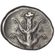 Tetradrachm, Greece (ancient), 435 BC - 375 BC reverse image