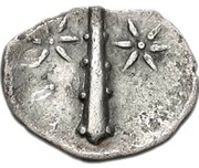 Obol, Greece (ancient), 309 BC - 265 BC reverse image