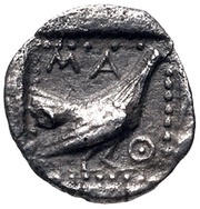 Tetartemorion, Greece (ancient), 500 BC - 460 BC reverse image