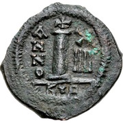 10 Nummi - Heraclius Cyprus reverse image
