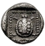 Obol, Greece (ancient), 500 BC - 450 BC reverse image