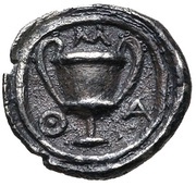 Obol, Greece (ancient), 450 BC - 379 BC reverse image