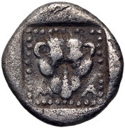 Hemidrachm, Greece (ancient), 450 BC - 379 BC reverse image