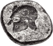 Trihemiobol, Greece (ancient), 521 BC - 478 BC reverse image