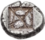 Drachm, Greece (ancient), 521 BC - 478 BC reverse image