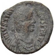 8 Nummi - Justinian I Thessalonica; Type ☩ obverse image