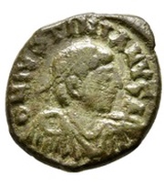 8 Nummi - Justinian I Thessalonica obverse image