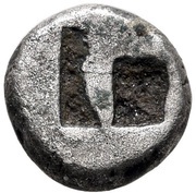 1⁄24 Stater, Greece (ancient), 500 BC - 450 BC reverse image