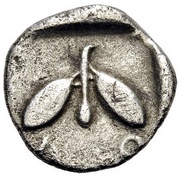 Obol, Greece (ancient), 400 BC reverse image