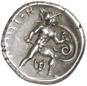 Triobol, Greece (ancient), 338 BC - 316 BC reverse image