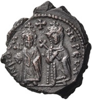 20 Nummi - Phocas and Leontia Antioch obverse image