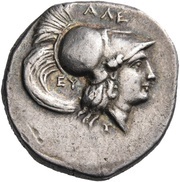 Nomos - Ale..., Eu..., and Z... obverse image