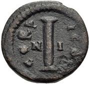10 Nummi - Anastasius I Dicorus CONCORDI; Nicomedia, Byzantine states, 491-518 reverse image