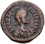 10 Nummi - Anastasius I Dicorus CONCORDI; Constantinopolis; no Officina Letter, Small Module obverse image