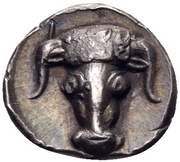 Obol, Greece (ancient), 440 BC - 430 BC reverse image