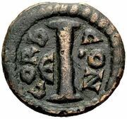 10 Nummi - Anastasius I Dicorus CONCORDI; Constantinopolis; Small Module, Byzantine states, 498-518 reverse image