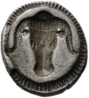 Triobol, Greece (ancient), 470 BC - 440 BC reverse image