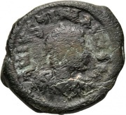 10 Nummi - Justinian I Thessalonica; Type ☩ obverse image