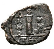 10 Nummi - Justinian I Thessalonica; ANNO, Byzantine states, 527-565 reverse image