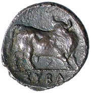 Triobol, Greece (ancient), 446 BC - 440 BC reverse image