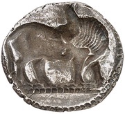 Drachm, Greece (ancient), 550 BC - 510 BC reverse image