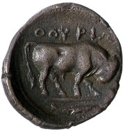 Triobol, Greece (ancient), 425 BC - 400 BC reverse image