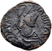 10 Nummi - Justinian I Constantine in Numidia; CON obverse image