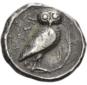 Drachm, Greece (ancient), 465 BC - 440 BC reverse image