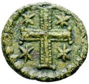10 Nummi - Justinian I Ravenna; Bust Right, Byzantine states, 527-565 reverse image