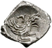 Obol, Greece (ancient), 324 BC - 323 BC reverse image