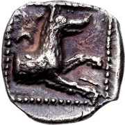 Obol, Greece (ancient), 324 BC - 323 BC reverse image
