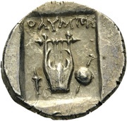 Hemidrachm, Greece (ancient), 167 BC - 100 BC reverse image