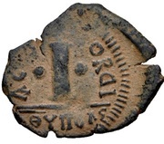10 Nummi - Justinian I CONCORDI; Antioch; ΘYΠOΛS, Bust Right, Byzantine states, 529-565 reverse image